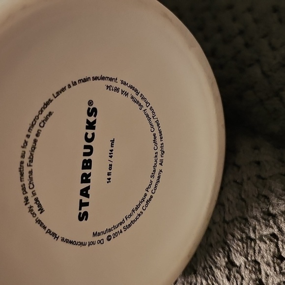 Starbucks 2014 Siren Collection Metal Copper Logo Mermaid 14 oz - Picture 2 of 4